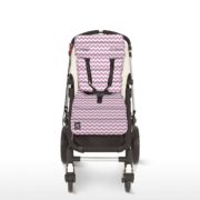 Outlook - Sittdyna Bomull ZigZag, Rosa-1