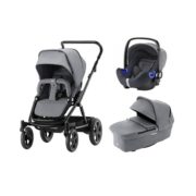 Britax Go Big 2 duovagn + i-Size babyskydd - Duovagn