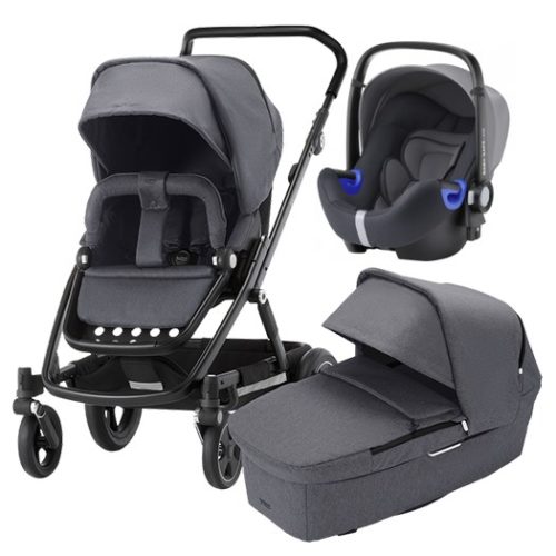 Britax Go Next 2 duovagn + i-Size babyskydd - Barnvagnspaket