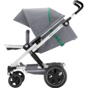 GO NEXT² Barnvagn Dynamic Grey/Vitt Chassi - Brio Barnvagn