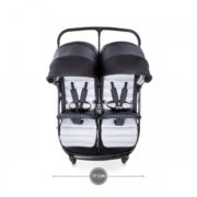 Hauck Rapid 3R Syskonvagn (silver/charcoal) - Hauck Barnvagn