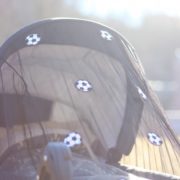 Tinkafu Myggnät Football - Myggnät till barnvagn