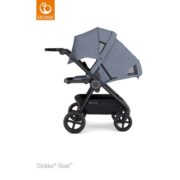 blue melange (blåmelerad) BabyV.se - sittvagn