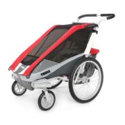 Thule Chariot Cougar 1 cykelvagn red (röd) - BabyV.se! - vagnar