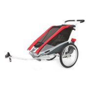 Thule Chariot Cougar 1 cykelvagn red (röd) - BabyV.se! - vagnar